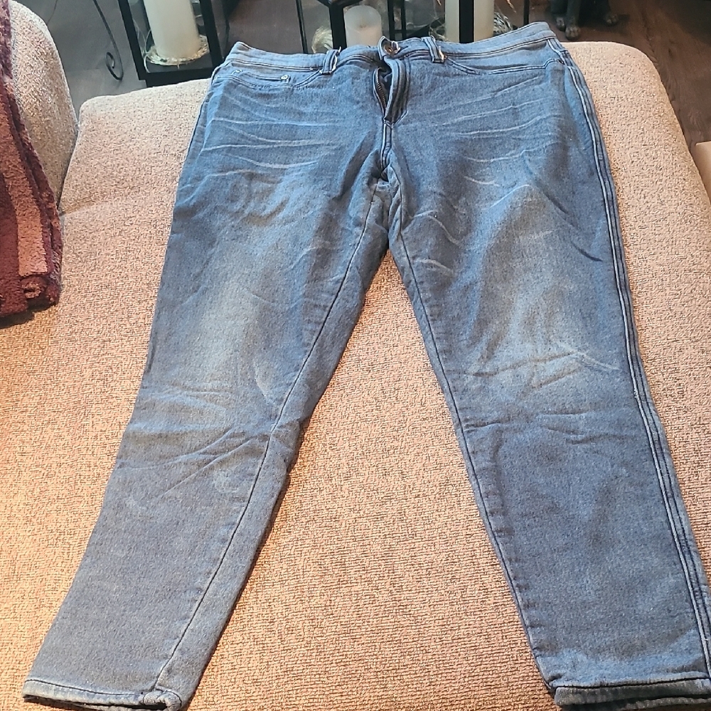 Diane Gilman Relaxed Fit Blue Pant